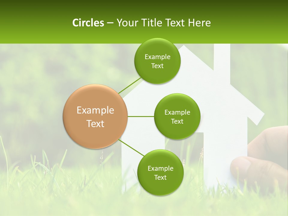 Architecture Hand Holding PowerPoint Template