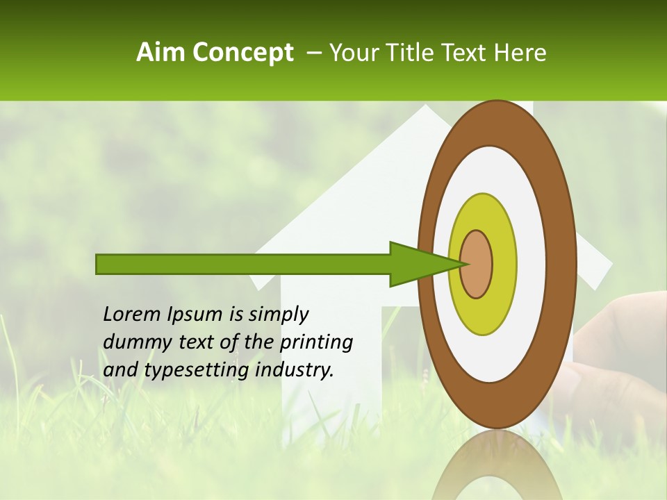 Architecture Hand Holding PowerPoint Template