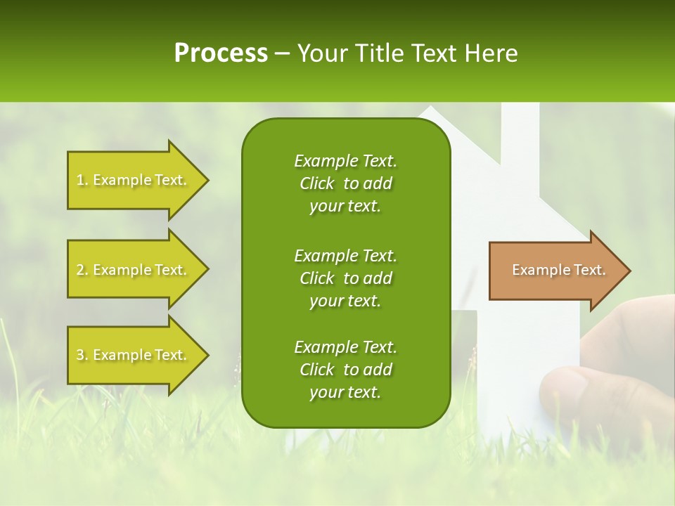 Architecture Hand Holding PowerPoint Template