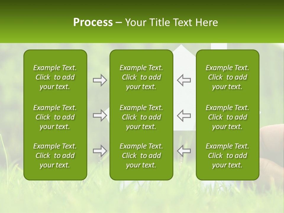 Architecture Hand Holding PowerPoint Template