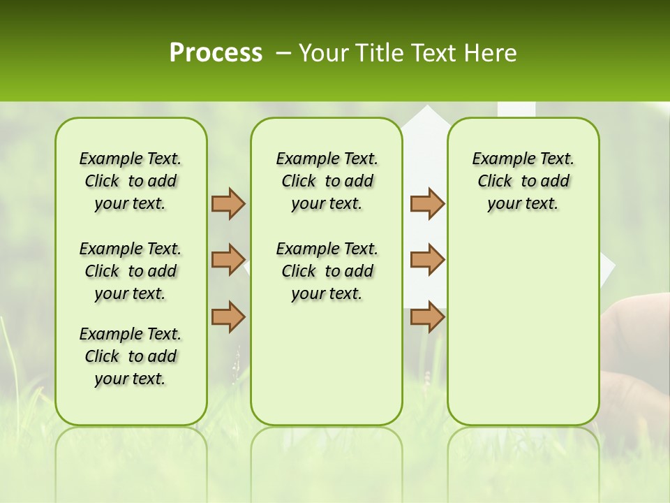 Architecture Hand Holding PowerPoint Template