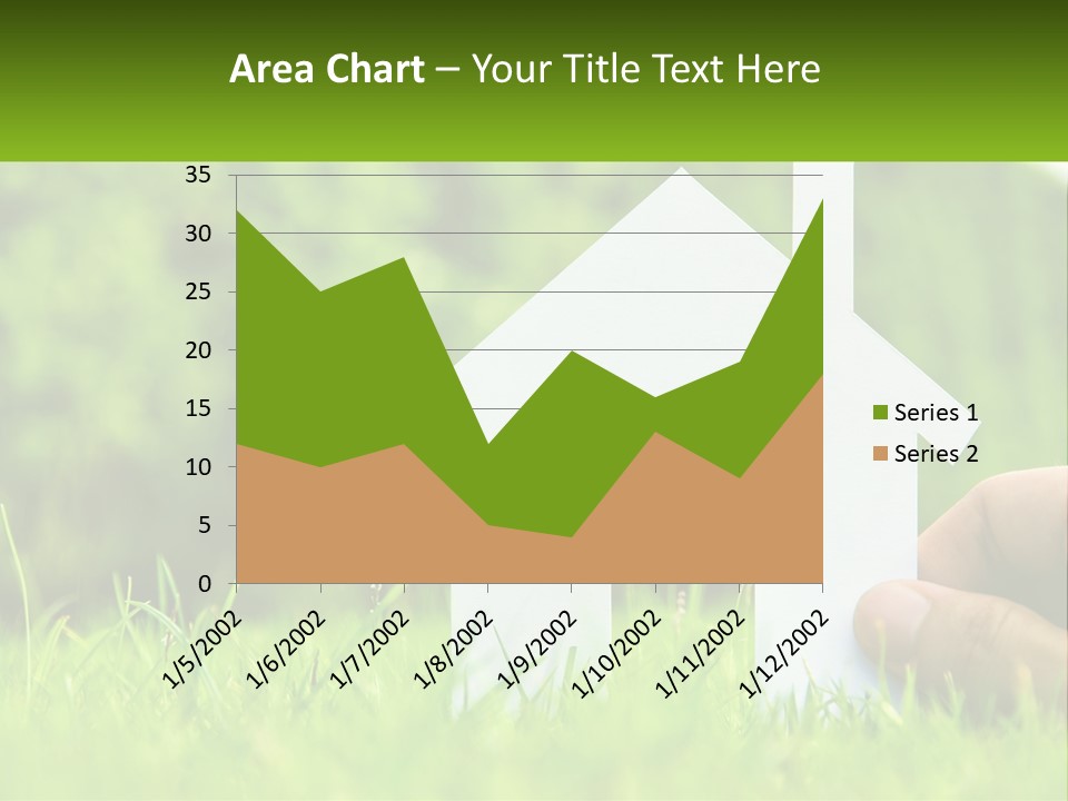 Architecture Hand Holding PowerPoint Template
