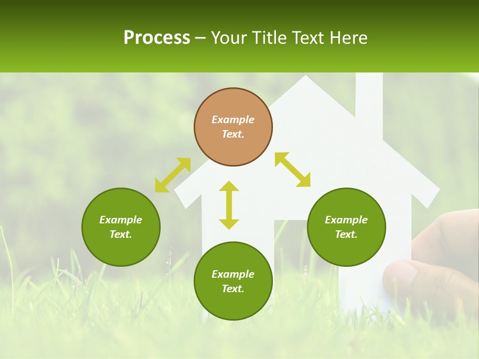 Architecture Hand Holding PowerPoint Template
