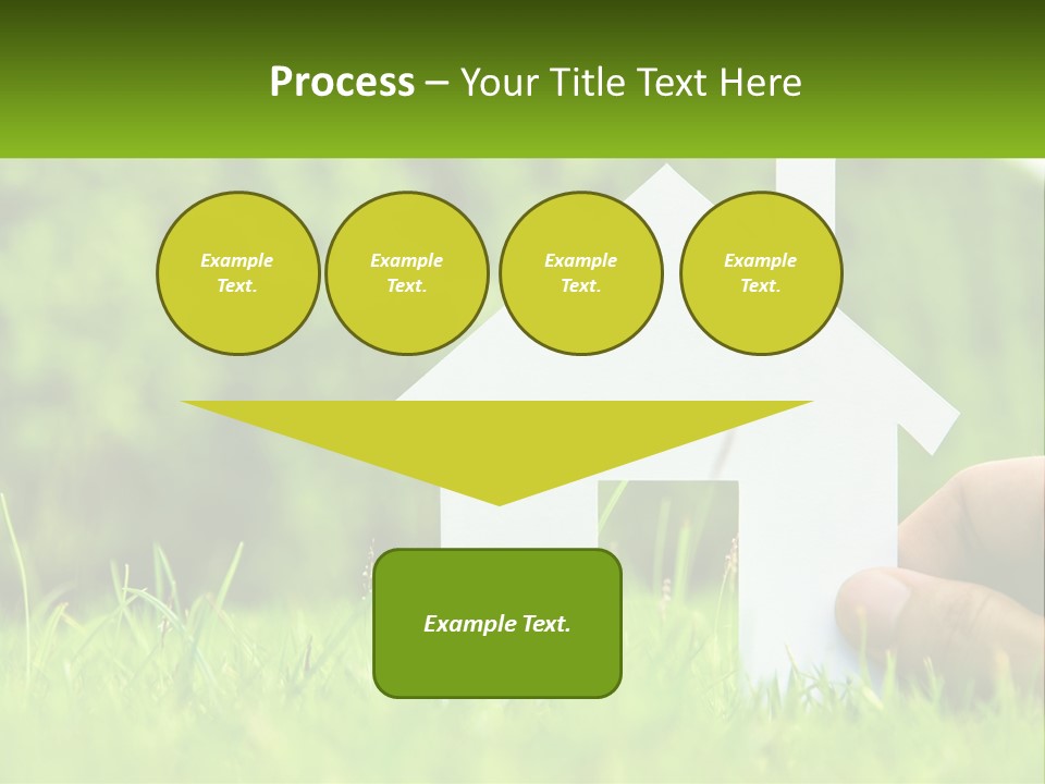 Architecture Hand Holding PowerPoint Template