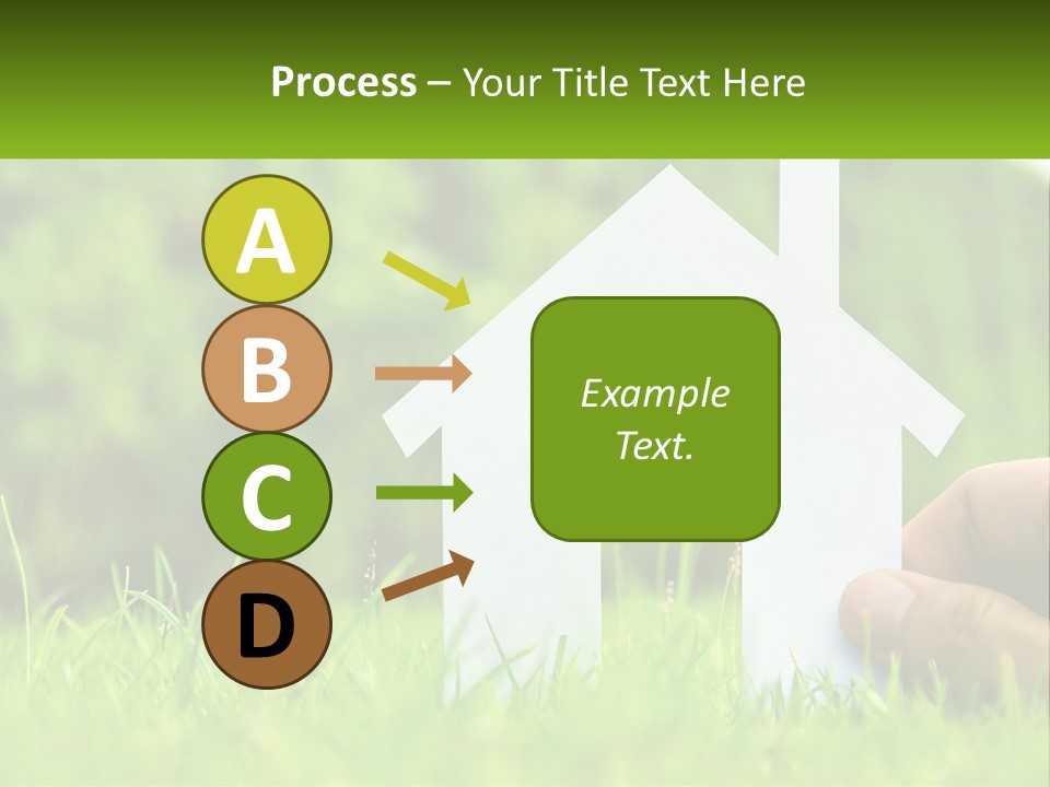 Architecture Hand Holding PowerPoint Template