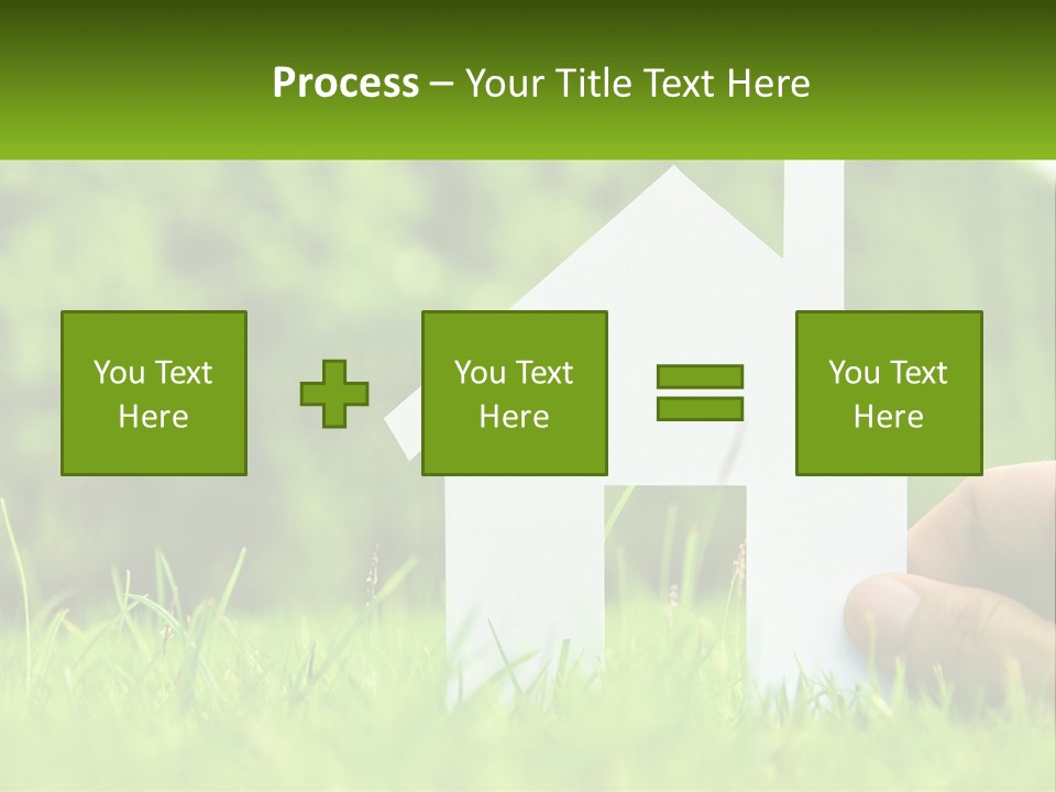 Architecture Hand Holding PowerPoint Template