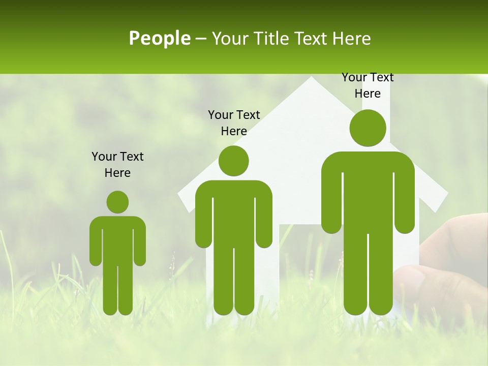 Architecture Hand Holding PowerPoint Template