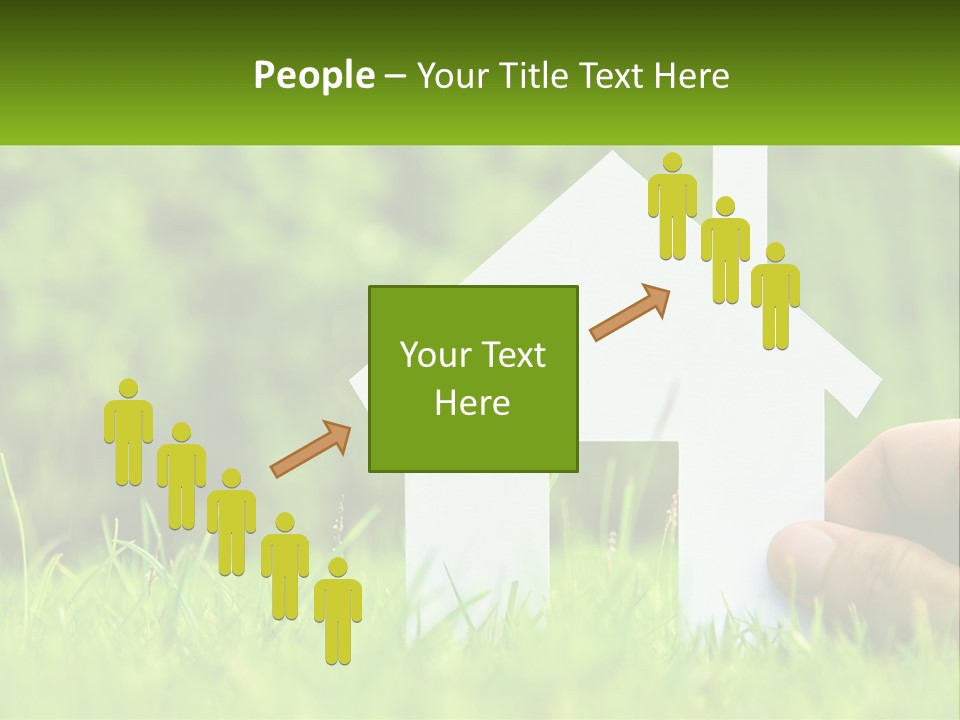 Architecture Hand Holding PowerPoint Template