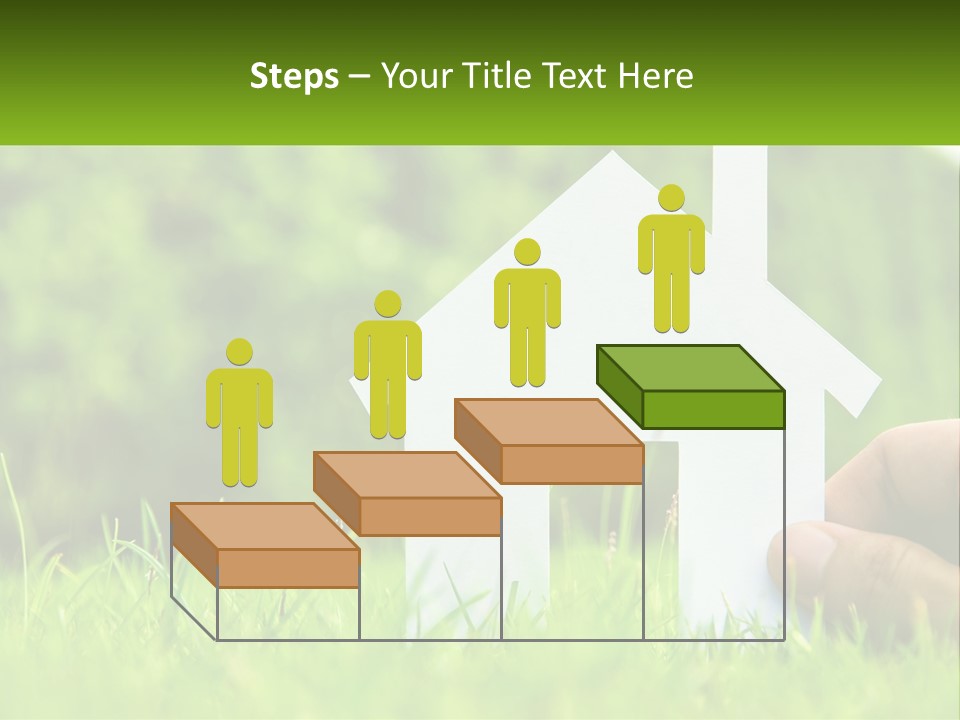 Architecture Hand Holding PowerPoint Template
