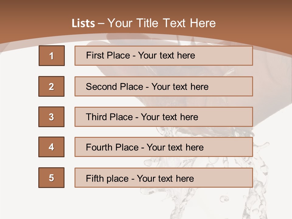 Holding Park Man PowerPoint Template