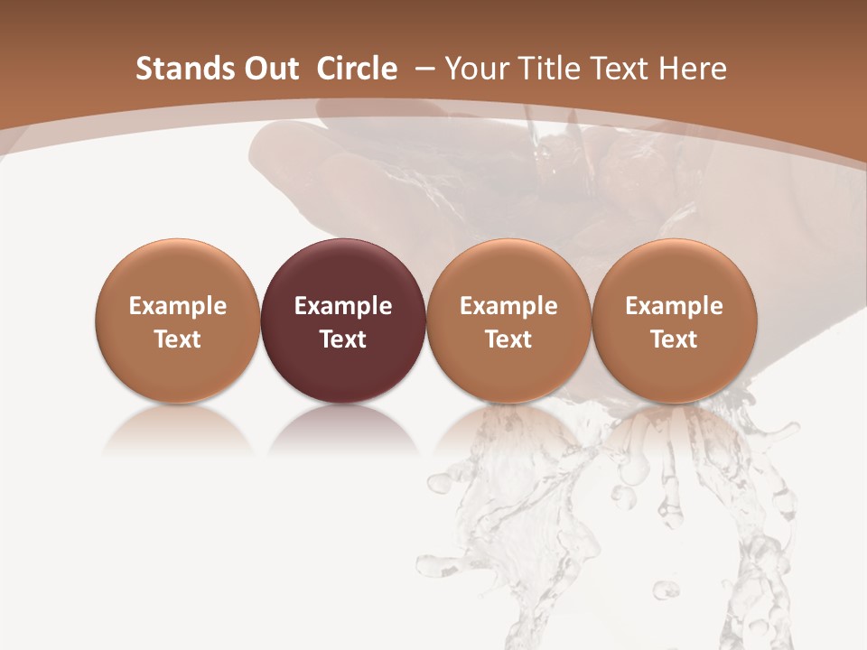 Holding Park Man PowerPoint Template