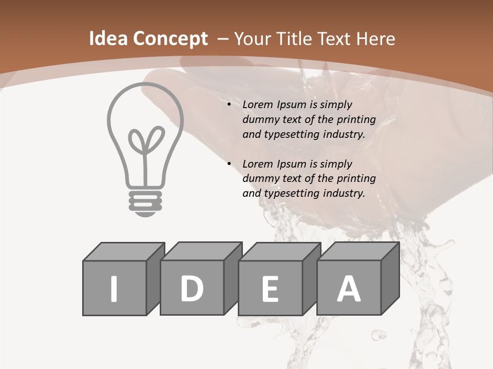 Holding Park Man PowerPoint Template