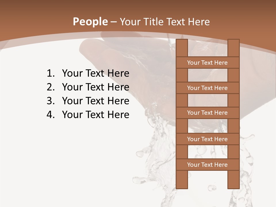 Holding Park Man PowerPoint Template