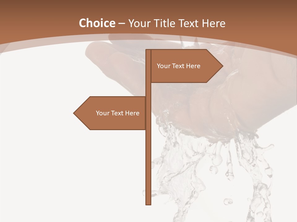 Holding Park Man PowerPoint Template