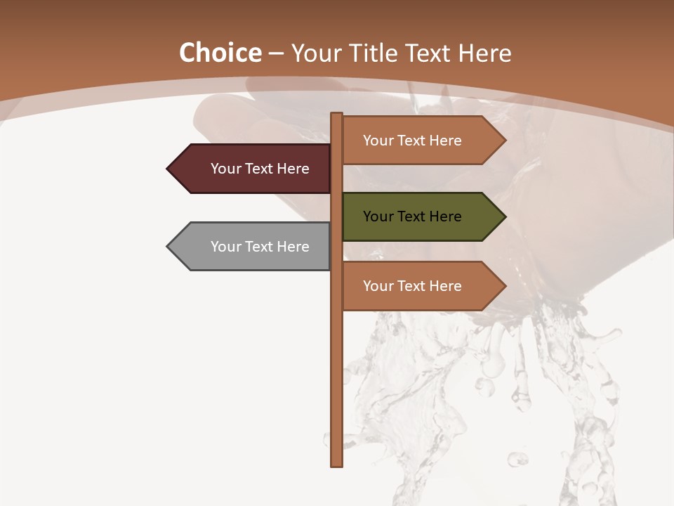 Holding Park Man PowerPoint Template