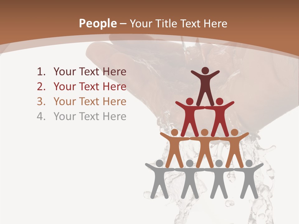 Holding Park Man PowerPoint Template