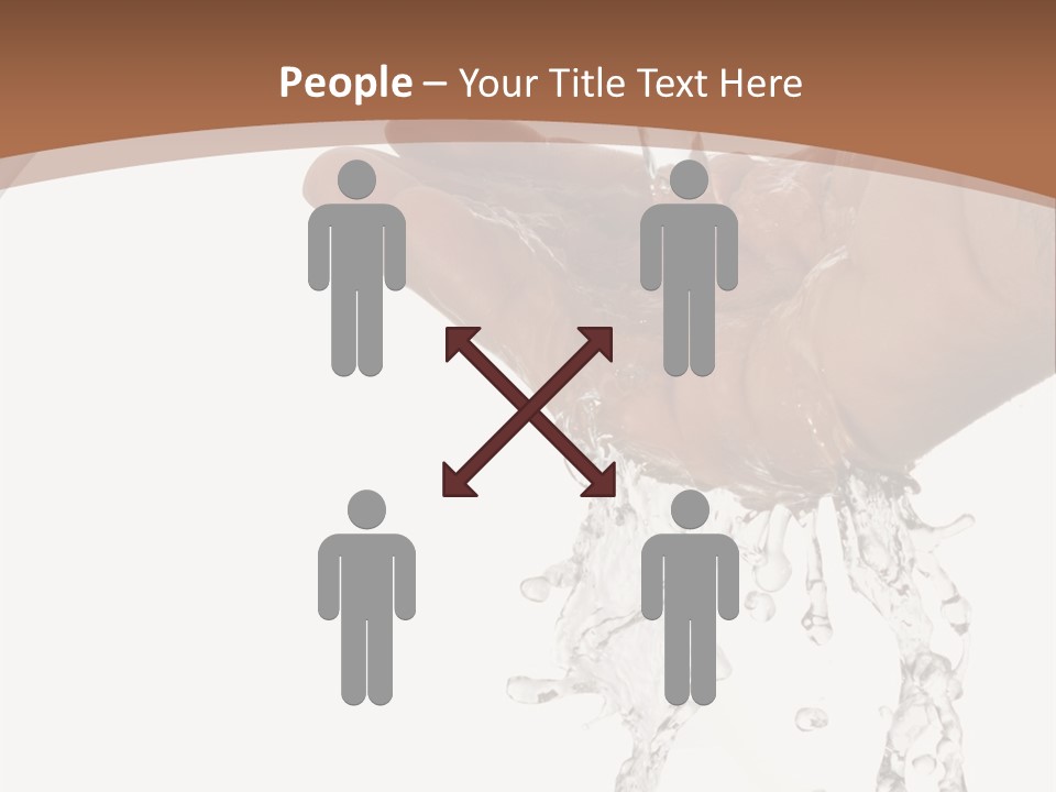 Holding Park Man PowerPoint Template