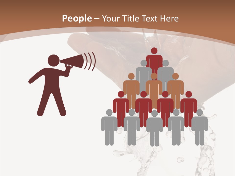 Holding Park Man PowerPoint Template