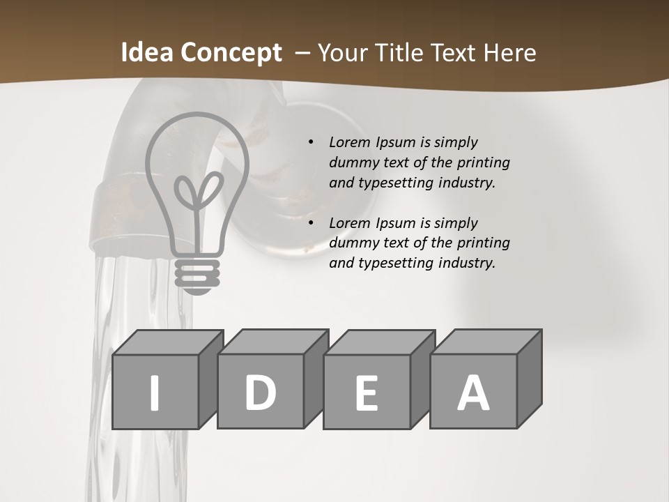 House Hand Architect PowerPoint Template