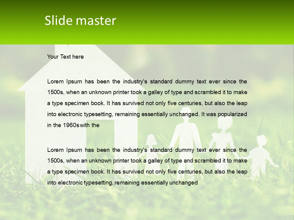 Property Nature Man PowerPoint Template