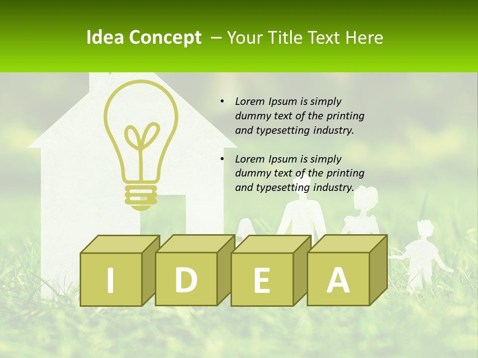 Property Nature Man PowerPoint Template