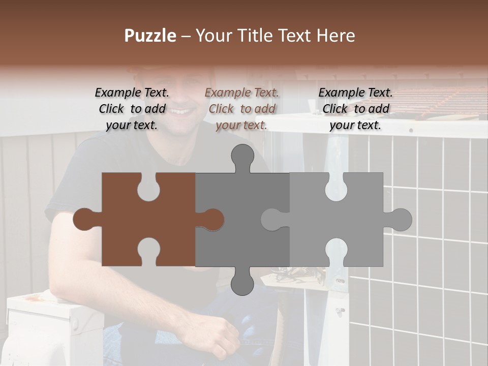 Human Hand Selling Leaf PowerPoint Template