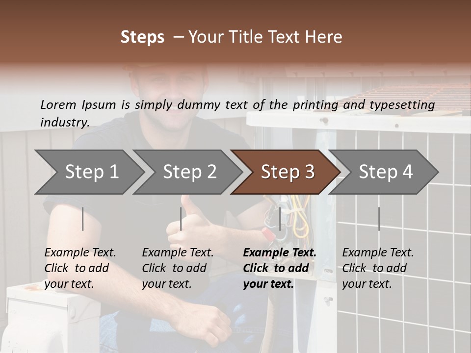Human Hand Selling Leaf PowerPoint Template
