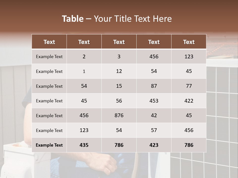 Human Hand Selling Leaf PowerPoint Template
