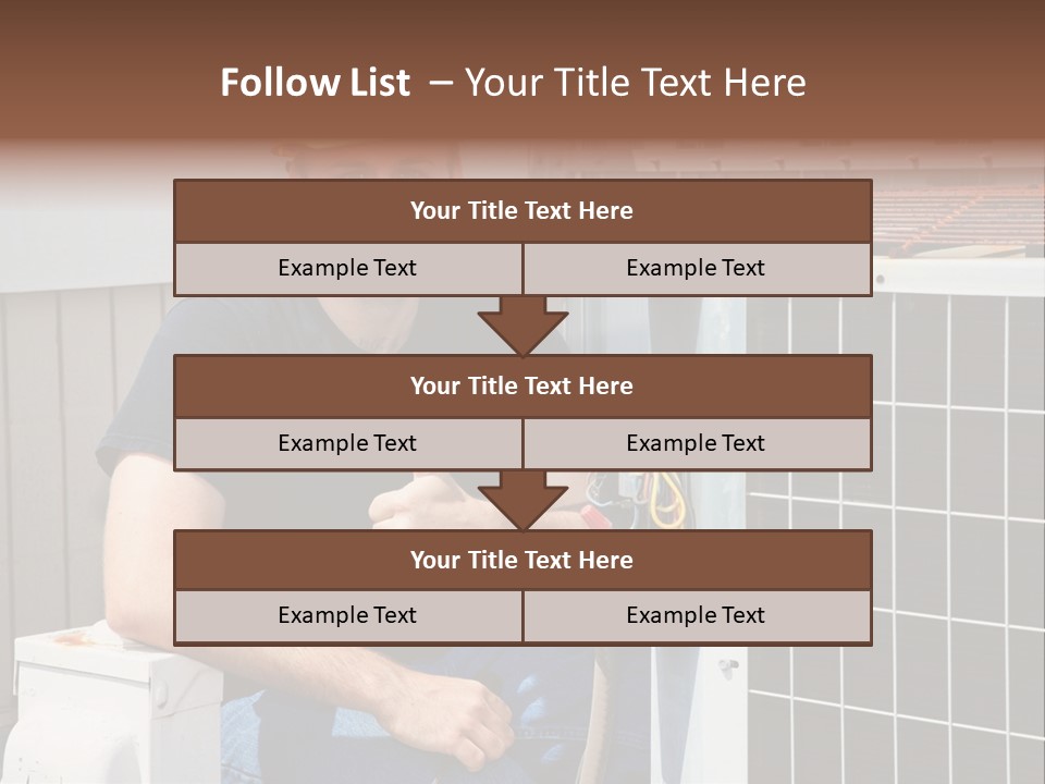 Human Hand Selling Leaf PowerPoint Template