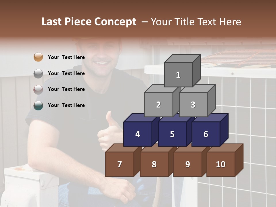 Human Hand Selling Leaf PowerPoint Template