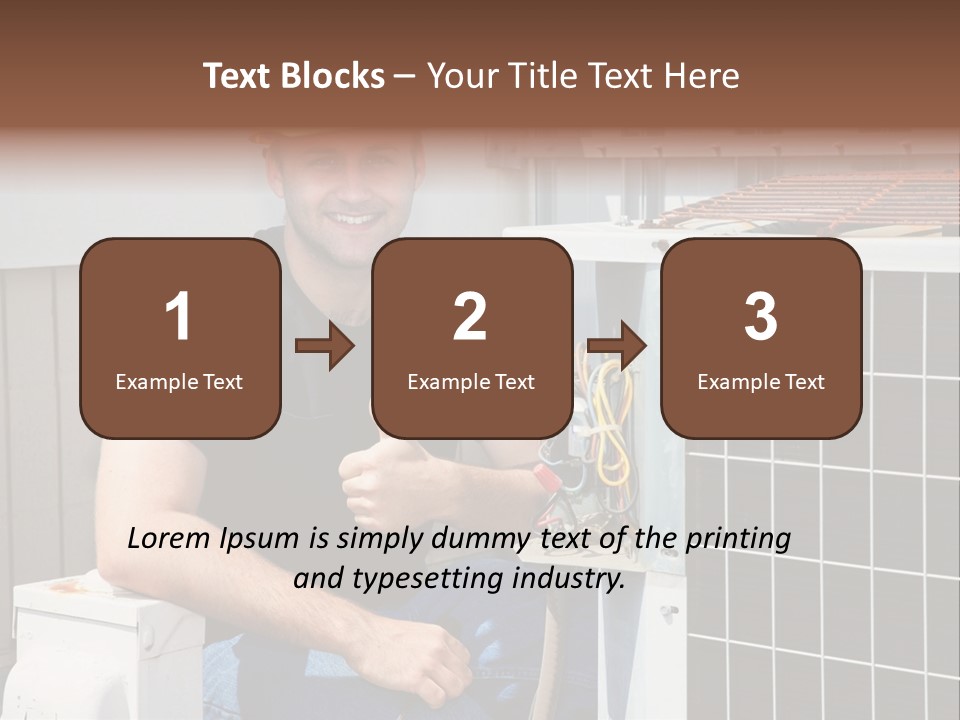 Human Hand Selling Leaf PowerPoint Template