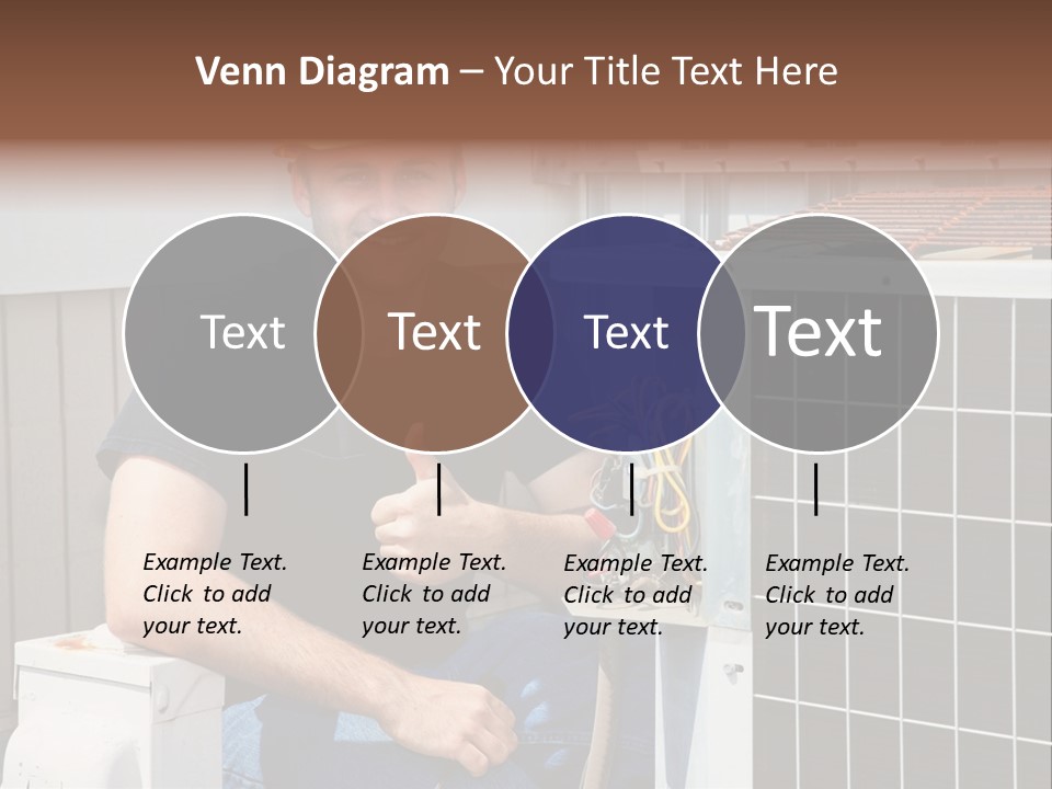 Human Hand Selling Leaf PowerPoint Template