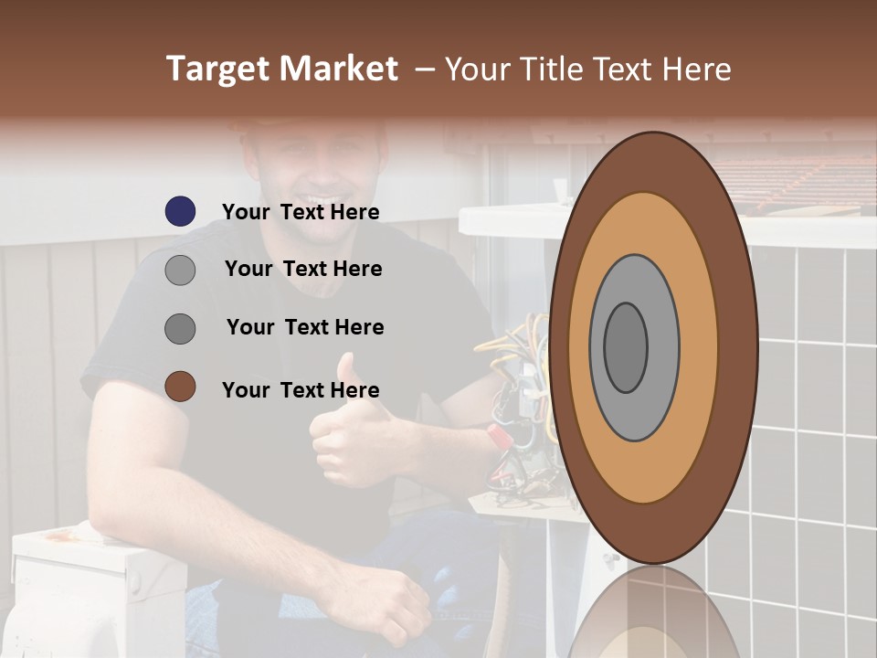 Human Hand Selling Leaf PowerPoint Template