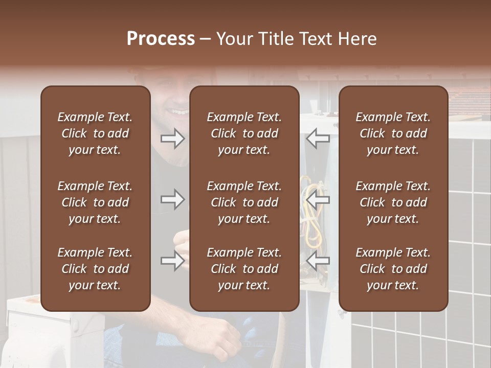 Human Hand Selling Leaf PowerPoint Template