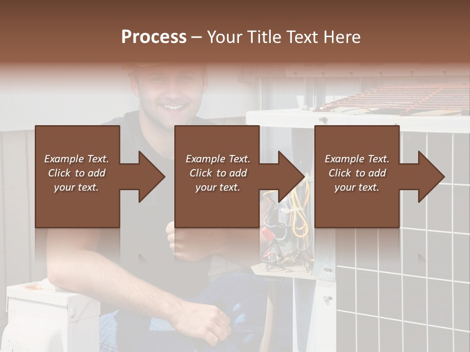Human Hand Selling Leaf PowerPoint Template