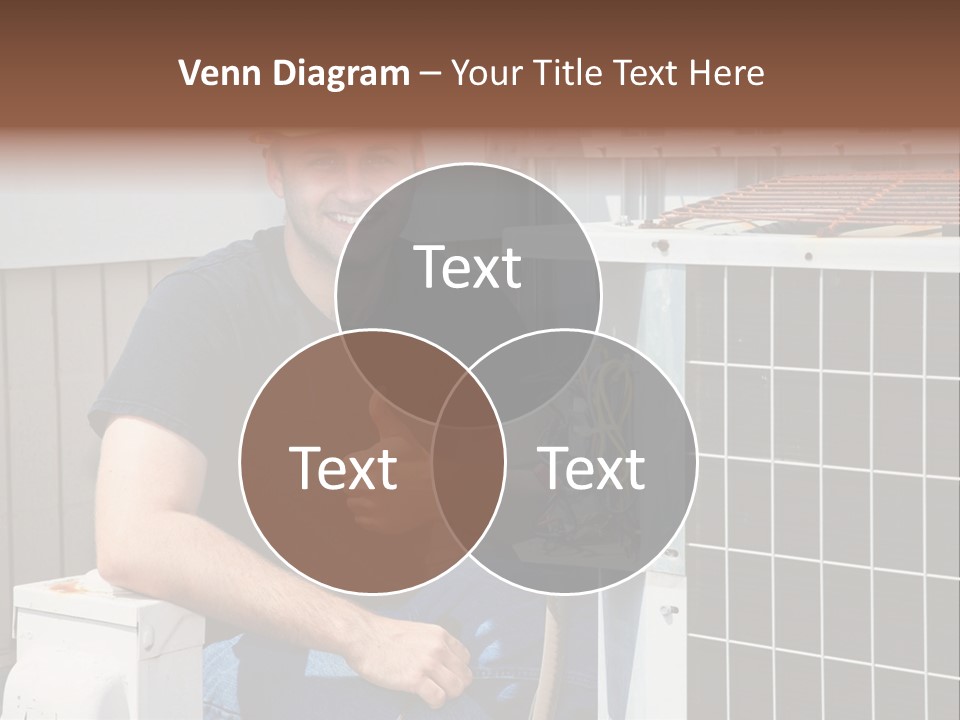 Human Hand Selling Leaf PowerPoint Template