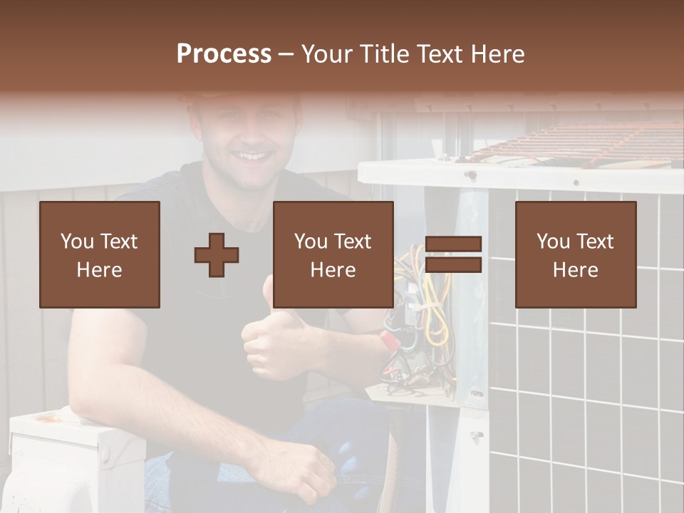 Human Hand Selling Leaf PowerPoint Template