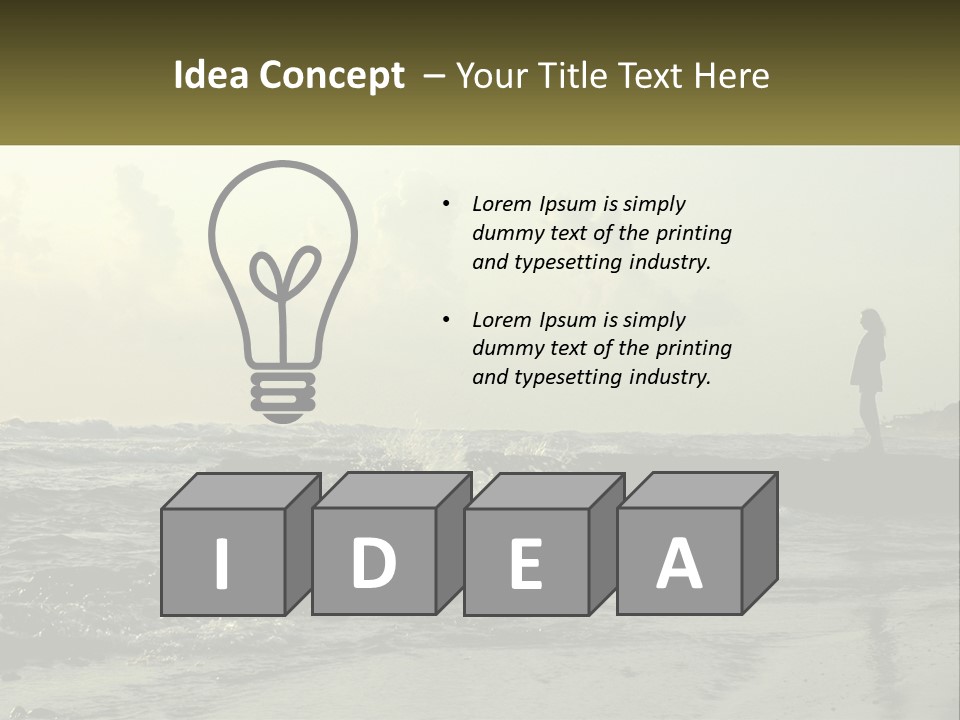 Conceptual Man Human Hand PowerPoint Template