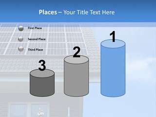 Blue Sky Property Hand PowerPoint Template