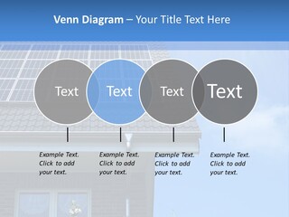 Blue Sky Property Hand PowerPoint Template