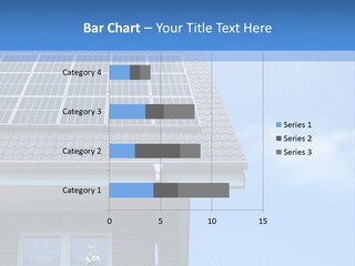 Blue Sky Property Hand PowerPoint Template