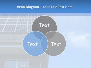 Blue Sky Property Hand PowerPoint Template