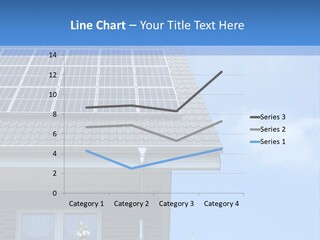 Blue Sky Property Hand PowerPoint Template