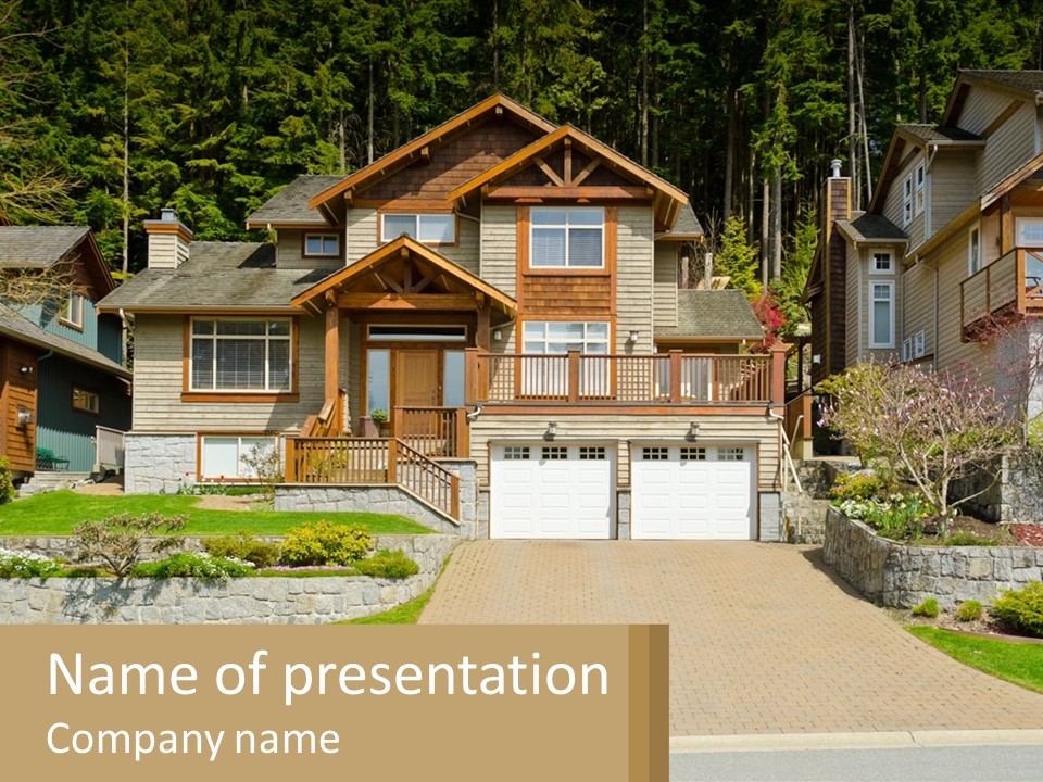 Property Rent Leaf PowerPoint Template