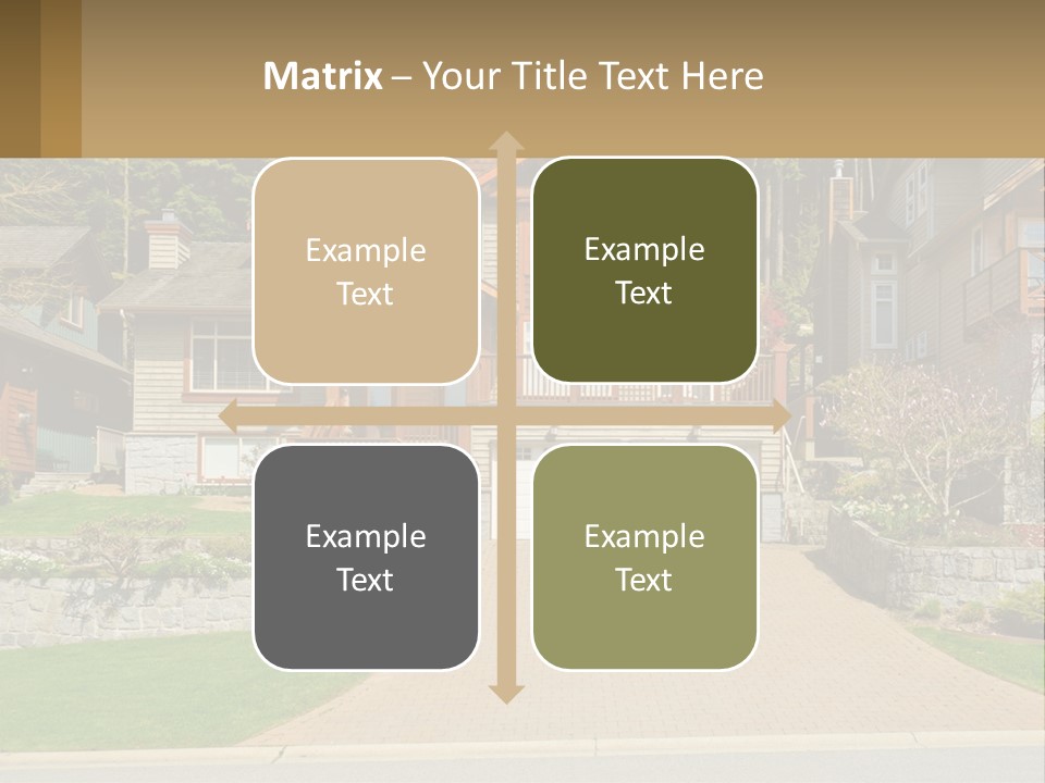 Property Rent Leaf PowerPoint Template