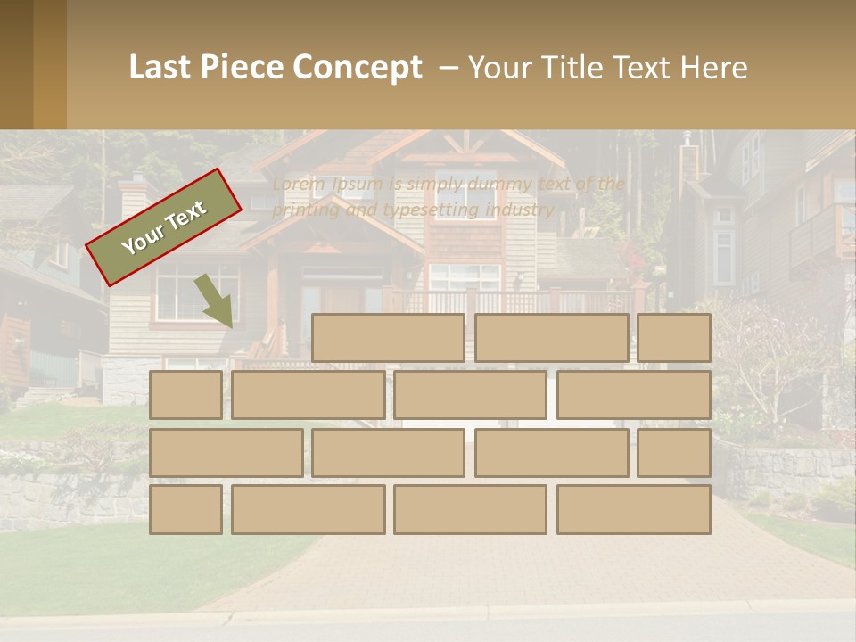 Property Rent Leaf PowerPoint Template