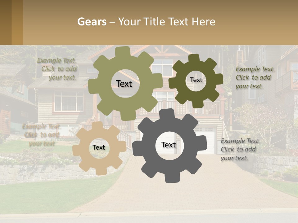 Property Rent Leaf PowerPoint Template