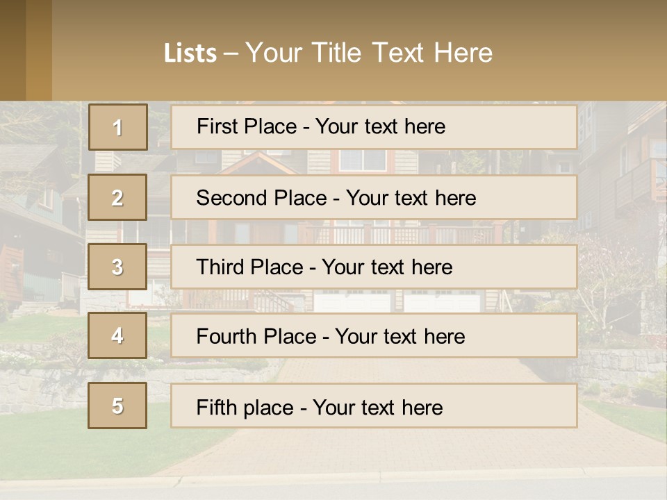 Property Rent Leaf PowerPoint Template