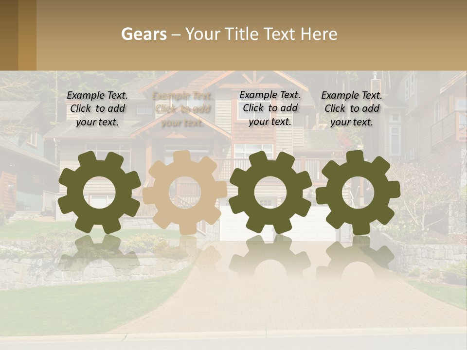 Property Rent Leaf PowerPoint Template