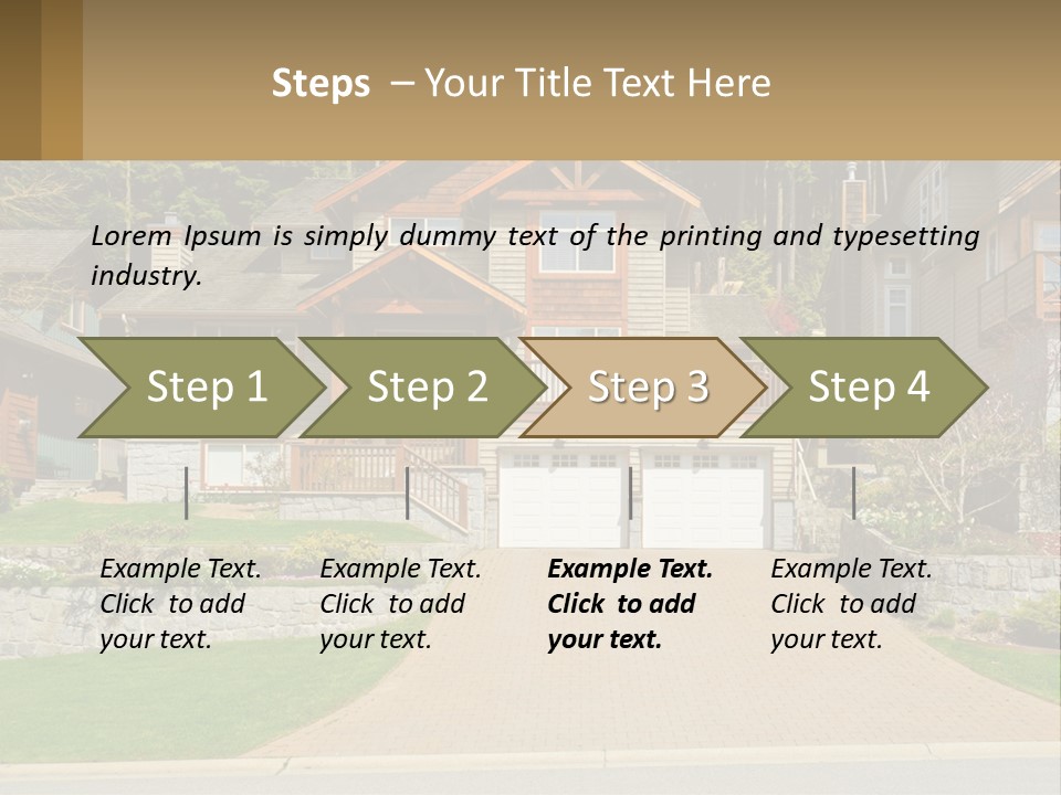Property Rent Leaf PowerPoint Template
